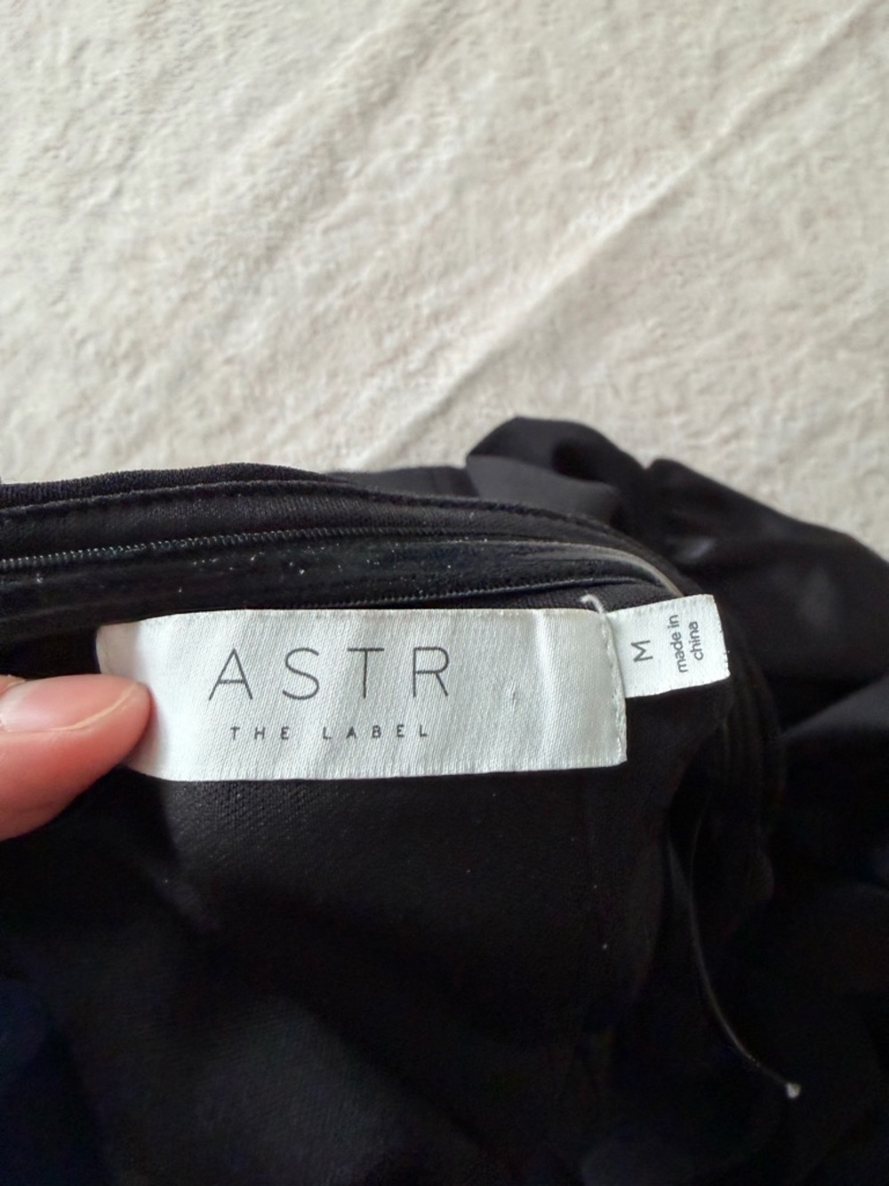 ASTR The Label Bubble Hem Halter Mini Dress - Picture 3 of 3